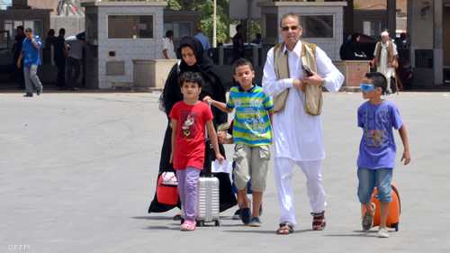 عائلات بأكملها تركت ليبيا بسبب القتال