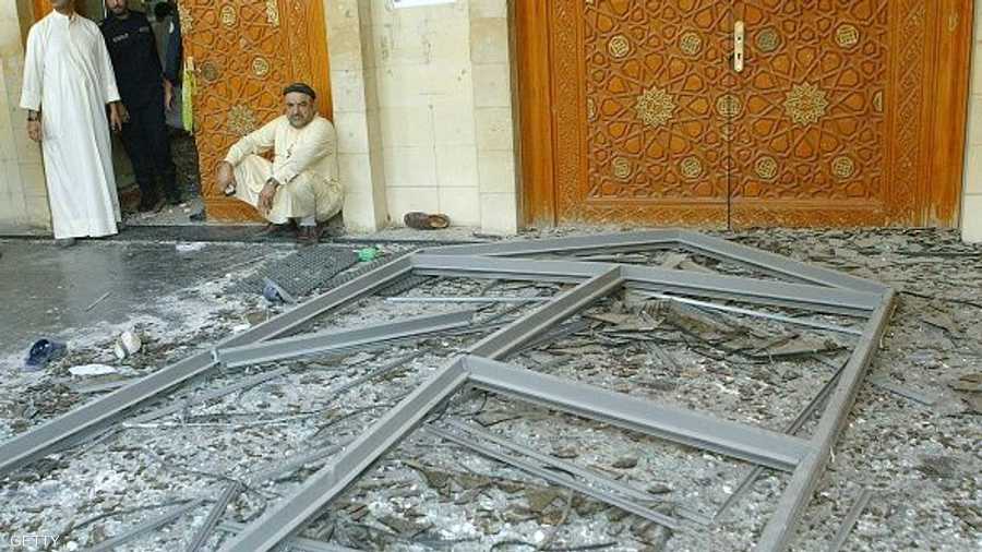 آثار الدمار الذي خلفه التفجير