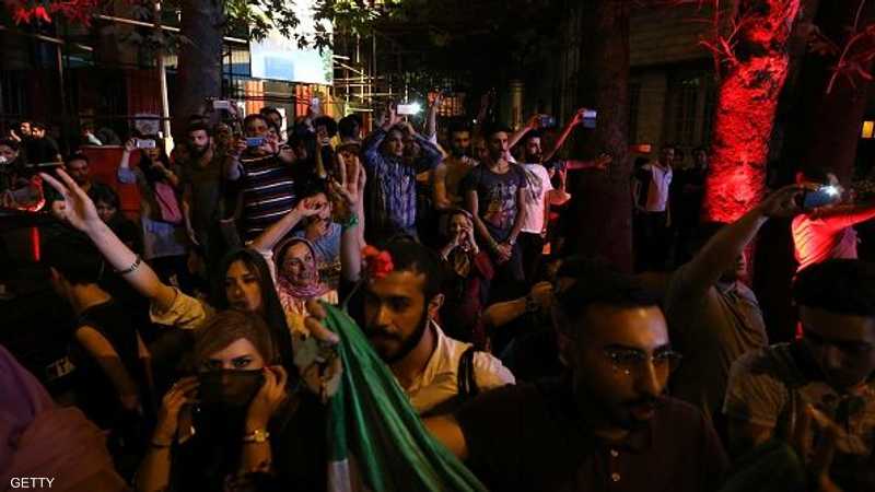 الآلاف تدفقوا إلى الشوارع للاحتفال بإبرام الاتفاق النووي