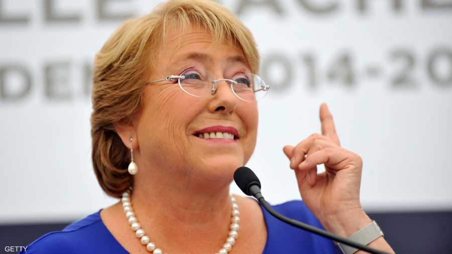 ميشال باشيلي رئيسة تشيلي