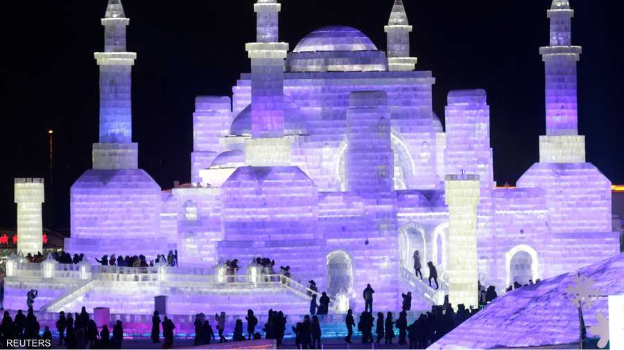 إطلالة براقة من رحم الصقيع