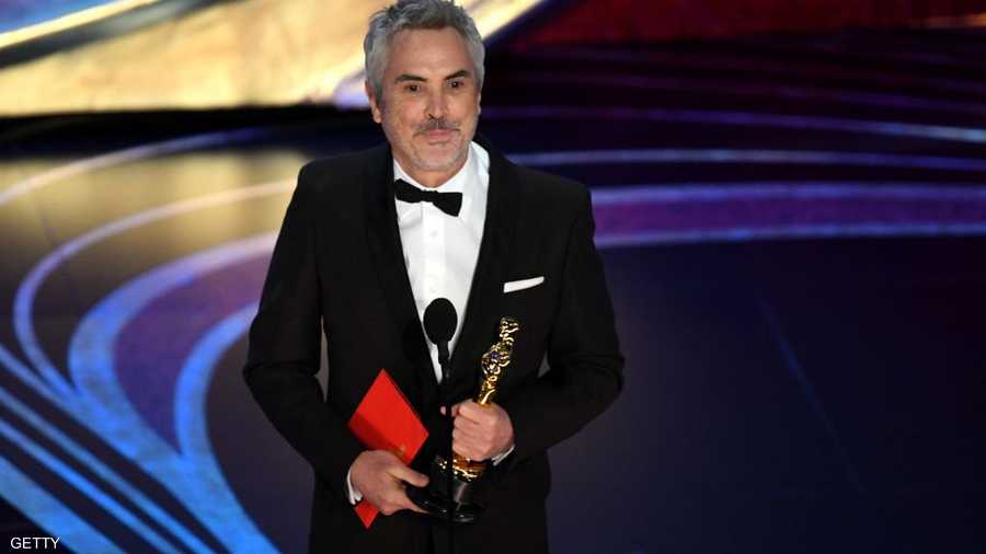 ذهبت جائرة أفضل مخرج للمكسيكي ألفونسو كوارون (57 عاما) عن فيلمه روما، الذي صنع بالإسبانية.