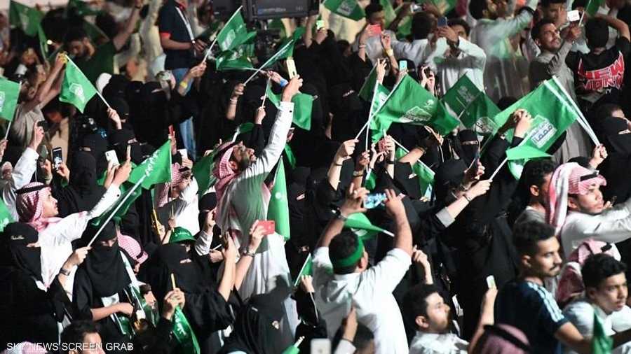 الاحتفالات عمت شوارع المملكة