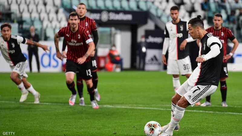 مع عودة كرة القدم.. كريستيانو رونالدو أضاع ركلة جزاء.