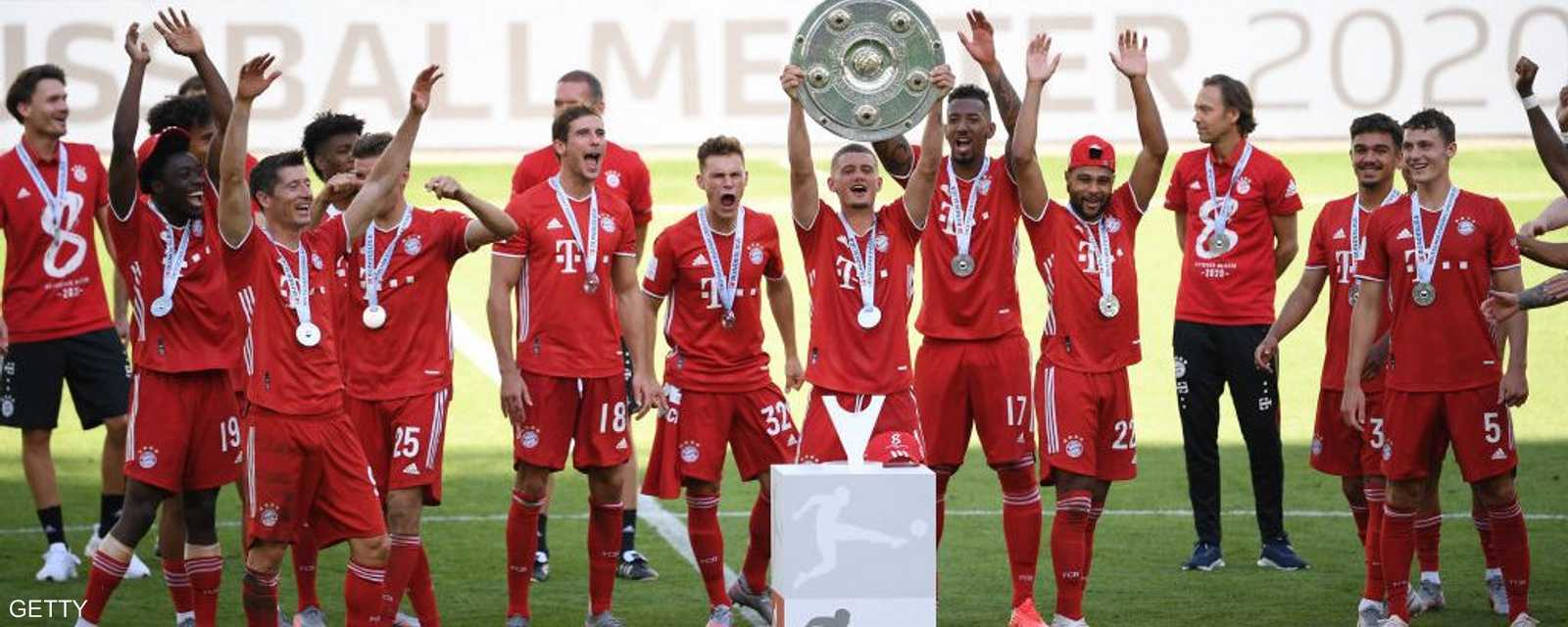 تتويج ثامن على التوالي للعملاق البافاري