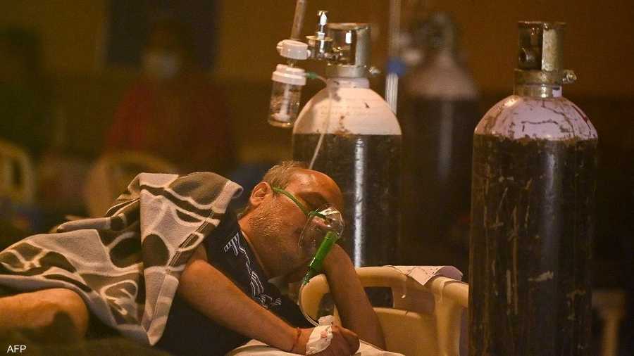 أحد المصابين بفيروس كورونا في الهند