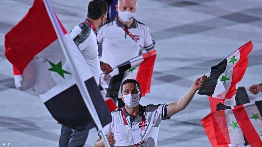 الوفد السوري في حفل الافتتاح