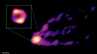 ثقب أسود يستمر في نفث المواد بعد سنوات من التهام نجم