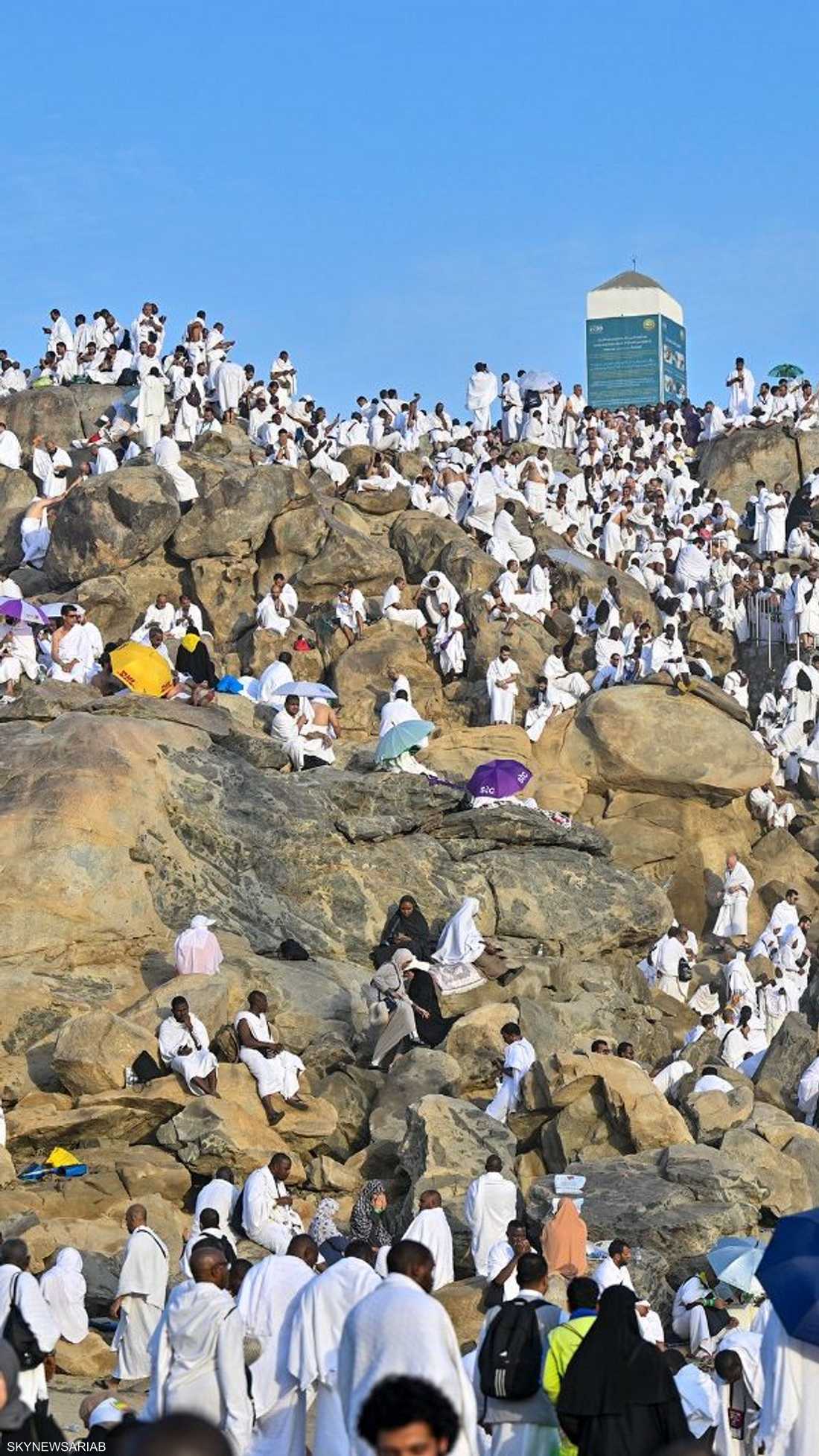 ضيوف الرحمن على صعيد عرفات