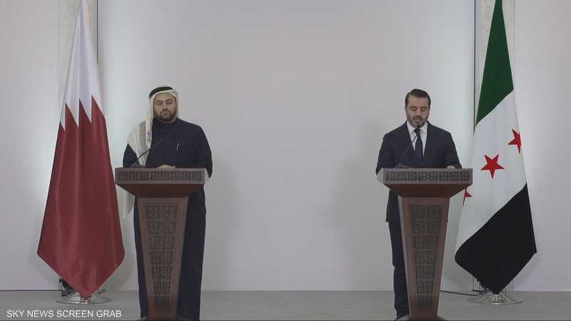 وزير الخارجية السوري: ناقشنا مع قطر إطارا لإعادة إعمار سوريا