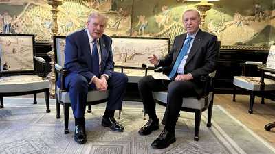 أردوغان وترامب التقيا في لاهاي