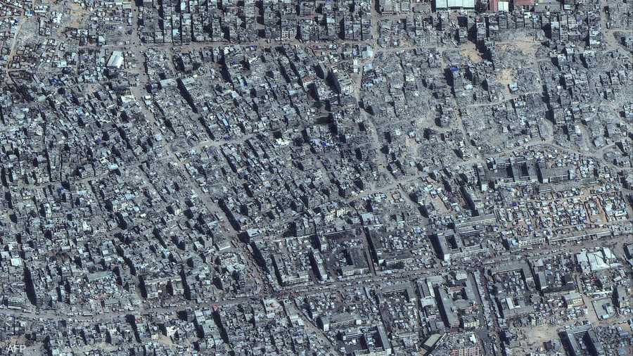 صورة جوية أخرى توثق حجم الدمار في خان يونس