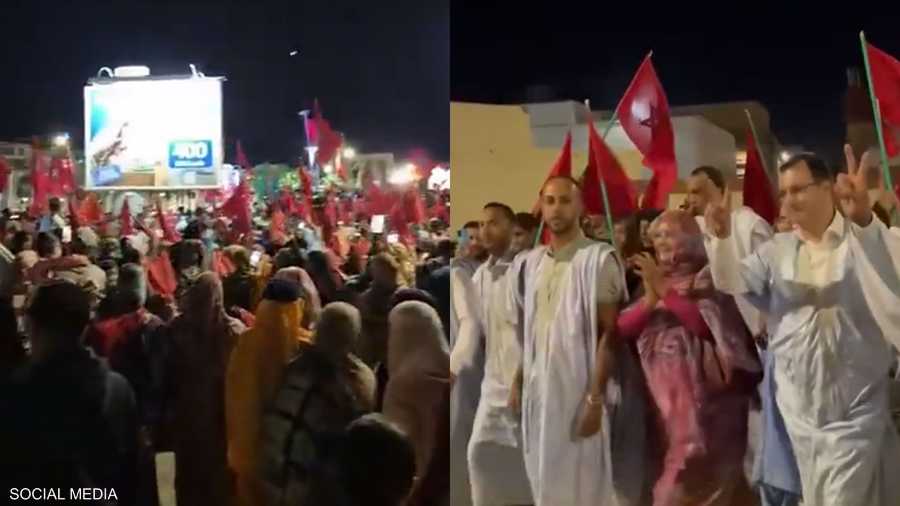 مواطنون في بوجدور خرجوا إلى الشوارع احتفاءا بقرار مجلس الأمن حول قضية الصحراء