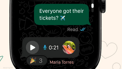 واتساب تطلق نسخة خاصة من تطبيقها لساعات "أبل"