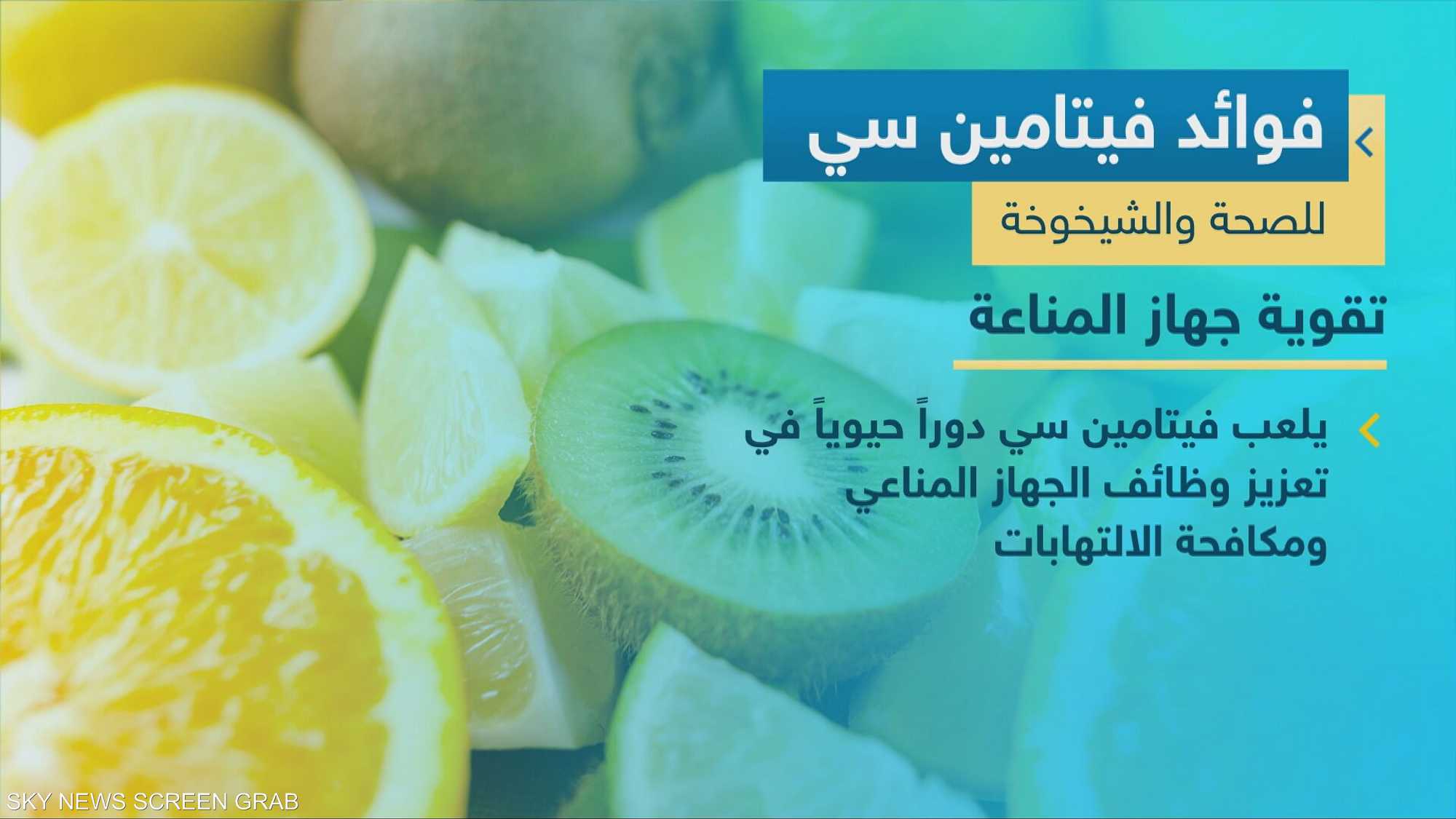 فيتامين C يتصدر قائمة فيتامينات الصحة والجمال