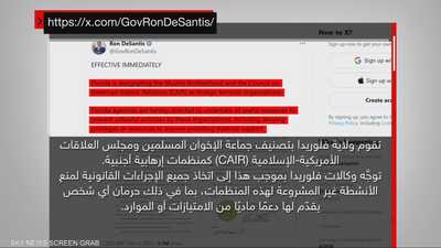 تصعيد غير مسبوق.. تكساس وفلوريدا تقودان حملة تجريم الإخوان