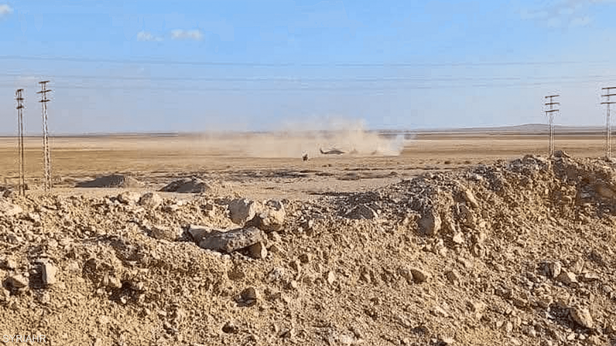 مروحيات نقلت المصابين