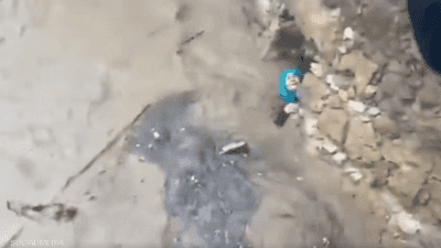 فيديو.. لحظة إنقاذ بطولي لسيدة جرفتها "سيول آسفي" بالمغرب