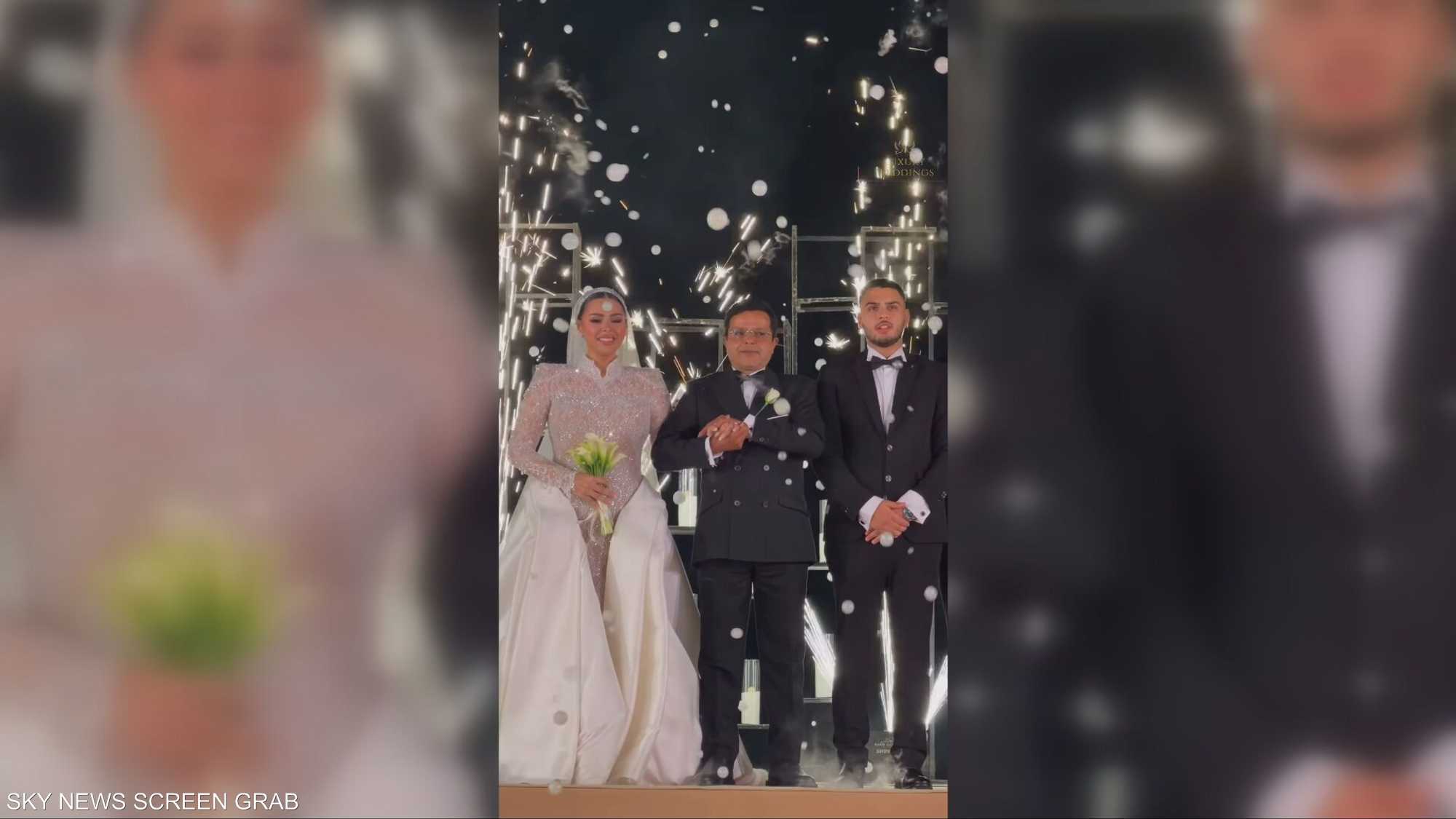 حفل زفاف ابنة محمد هنيدي يخطف الأنظار