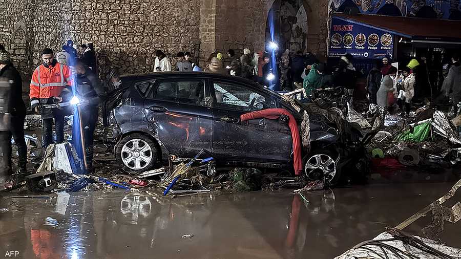 انقطاع حركة السير بعدة محاور طرقية داخل آسفي