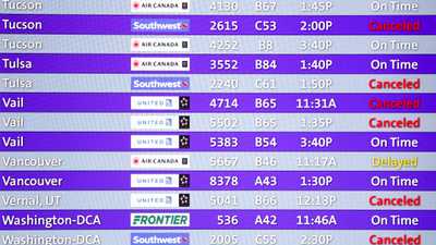 عاصفة ثلجية تربك السفر في أميركا وتُلغي ألف رحلة طيران