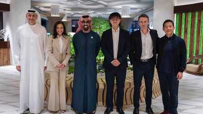 من لقاء الشيخ طحنون بن زايد مع رئيسة شركة "ميتا"