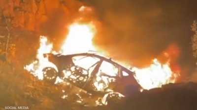 فيديو: غارة إسرائيلية تستهدف سيارة شرق لبنان.. وسقوط 4 قتلى