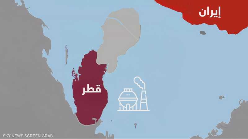 صواريخ إيرانية تحمل شعارات معادية لـ"منشآت الغاز في قطر"