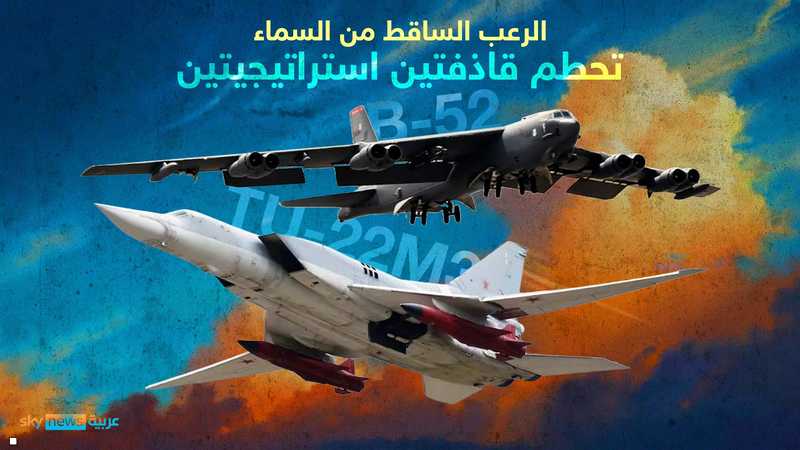 بي-52 الأميركية وتي يو-22أم3 الروسية