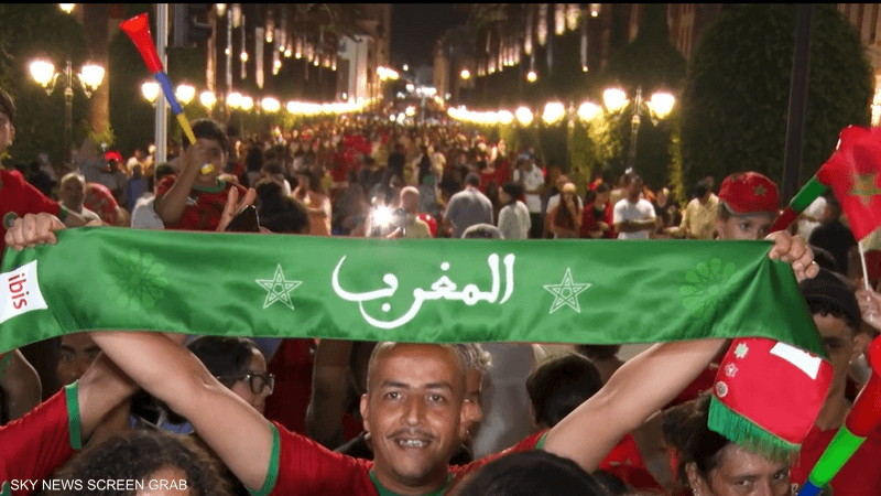الفرحة عمت العاصمة المغربية الرباط وباقي مناطق المملكة