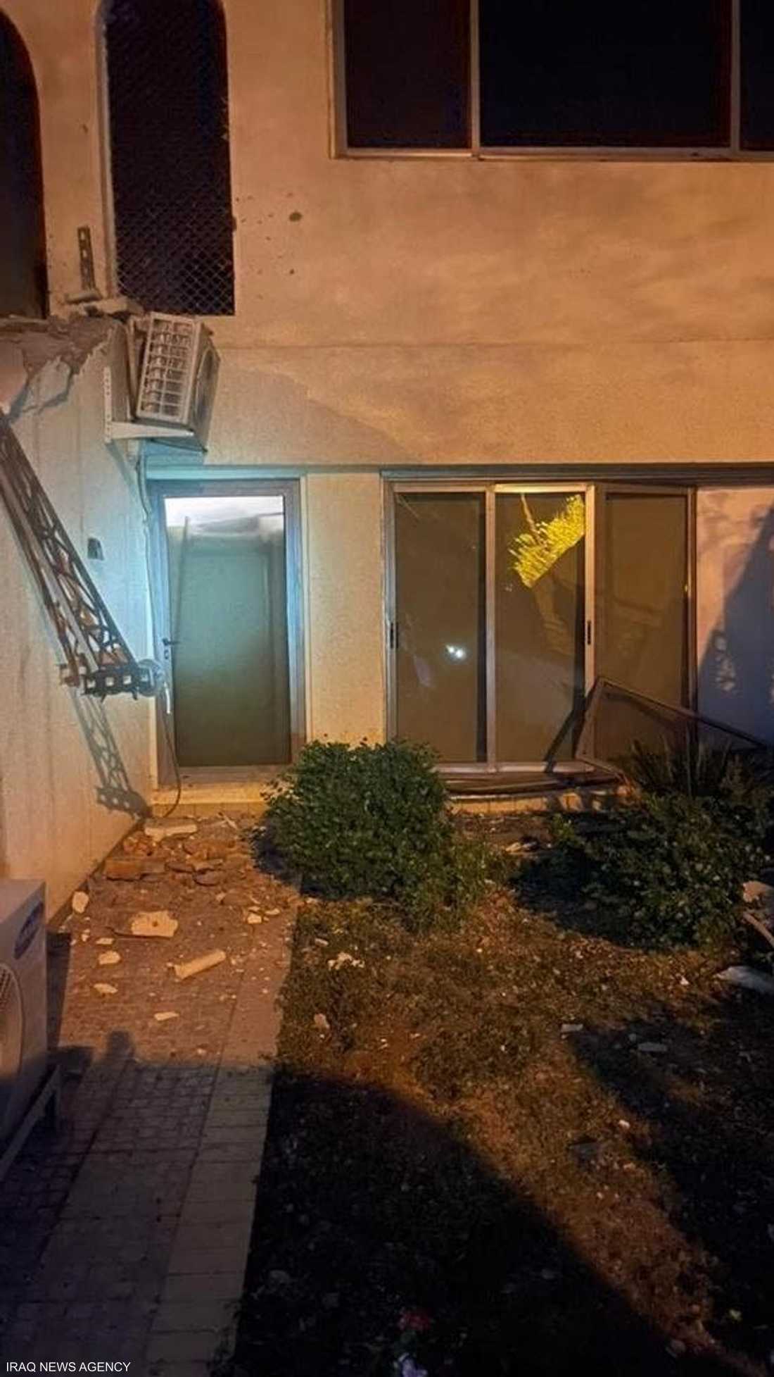 الهجوم شن بواسطة طائرة مسيرة مفخخة