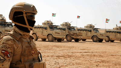 الجيش الأردني يعلن إسقاط 8 صواريخ إيرانية