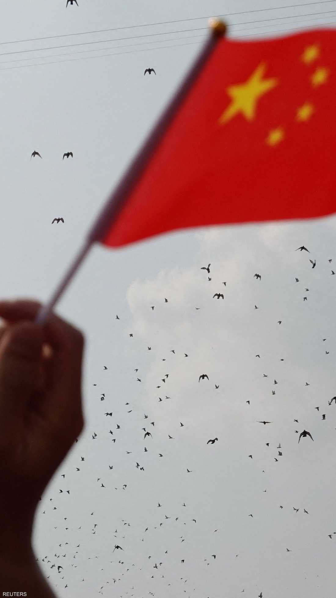 أطلقت 80 ألف حمامة سلام وبالونات ملونة